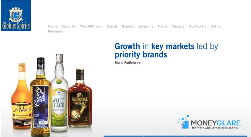 Globus Spirits alcohol brand India